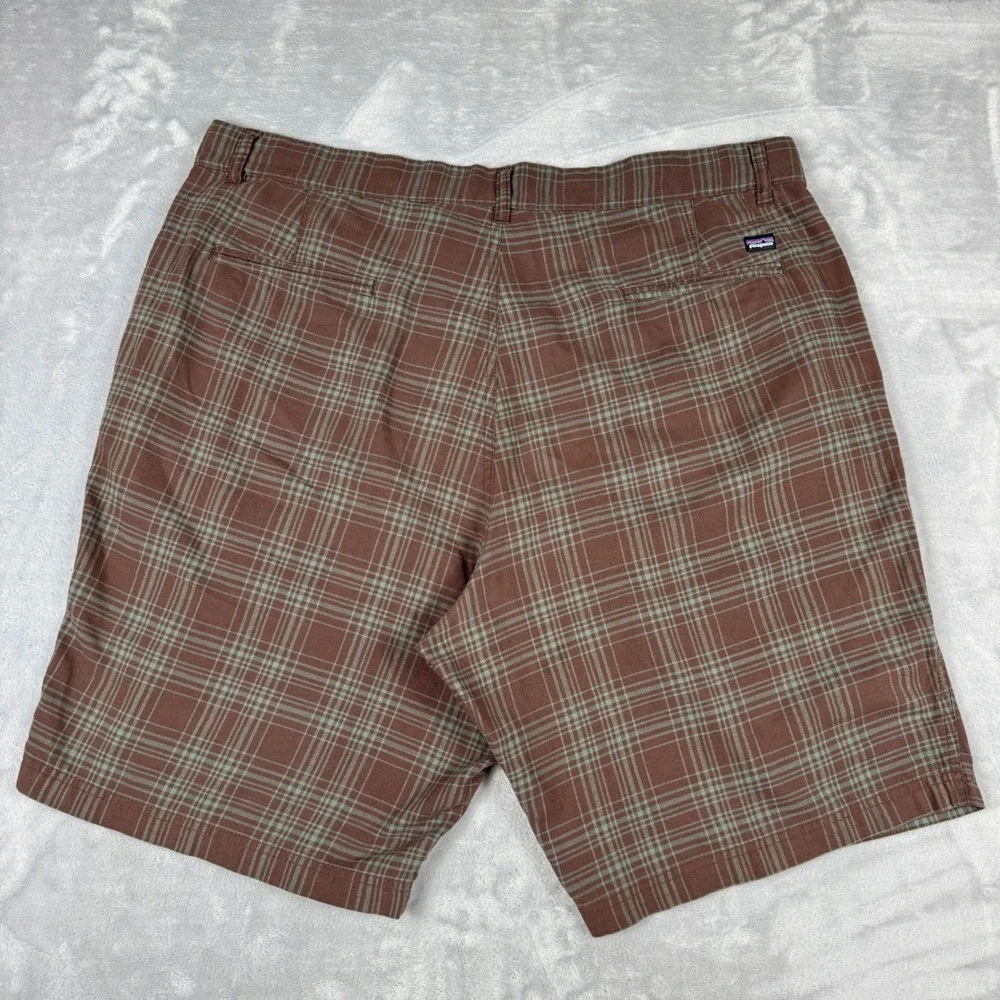 Patagonia Organic Cotton Polyester‎ Plaid Shorts Mens 38 9.5
